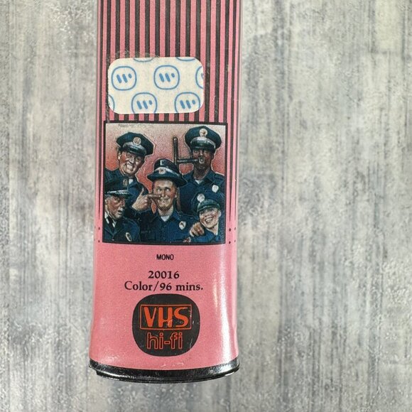 Police Academy VHS Warner Home Video - Black Clamshell Vintage Rare - Picture 5 of 13